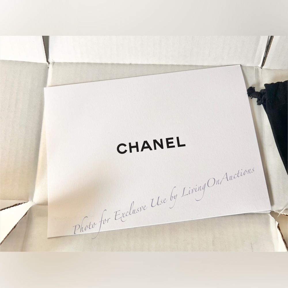 Chanel Holiday 2025 Camellia Flower Charm Ornament Gift Box Card Receipt Ribbon - Picture 9 of 10